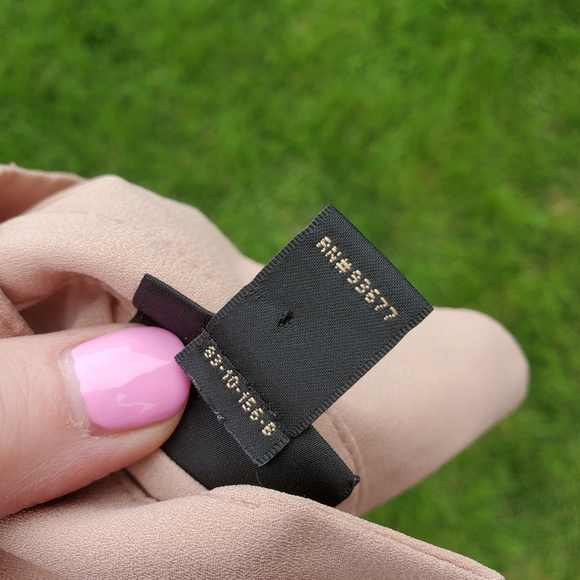 Worthington V-Neck Cuffed Sleeve Tie Waist Tunic Blouse Women's Medium EUC - Picture 2 of 16